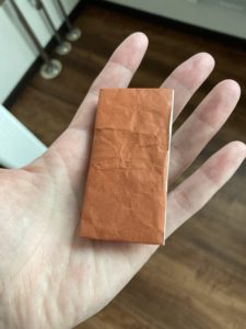 折り紙で作った財布