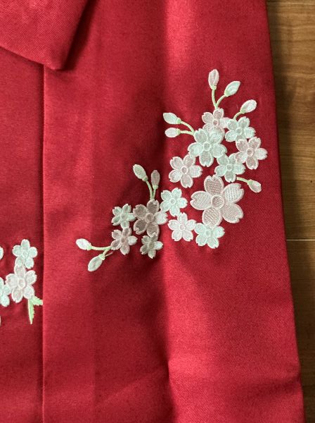 キャサリンコテージ袴セット袴の刺繍①