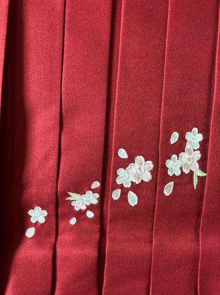 キャサリンコテージ袴セット袴の刺繍②